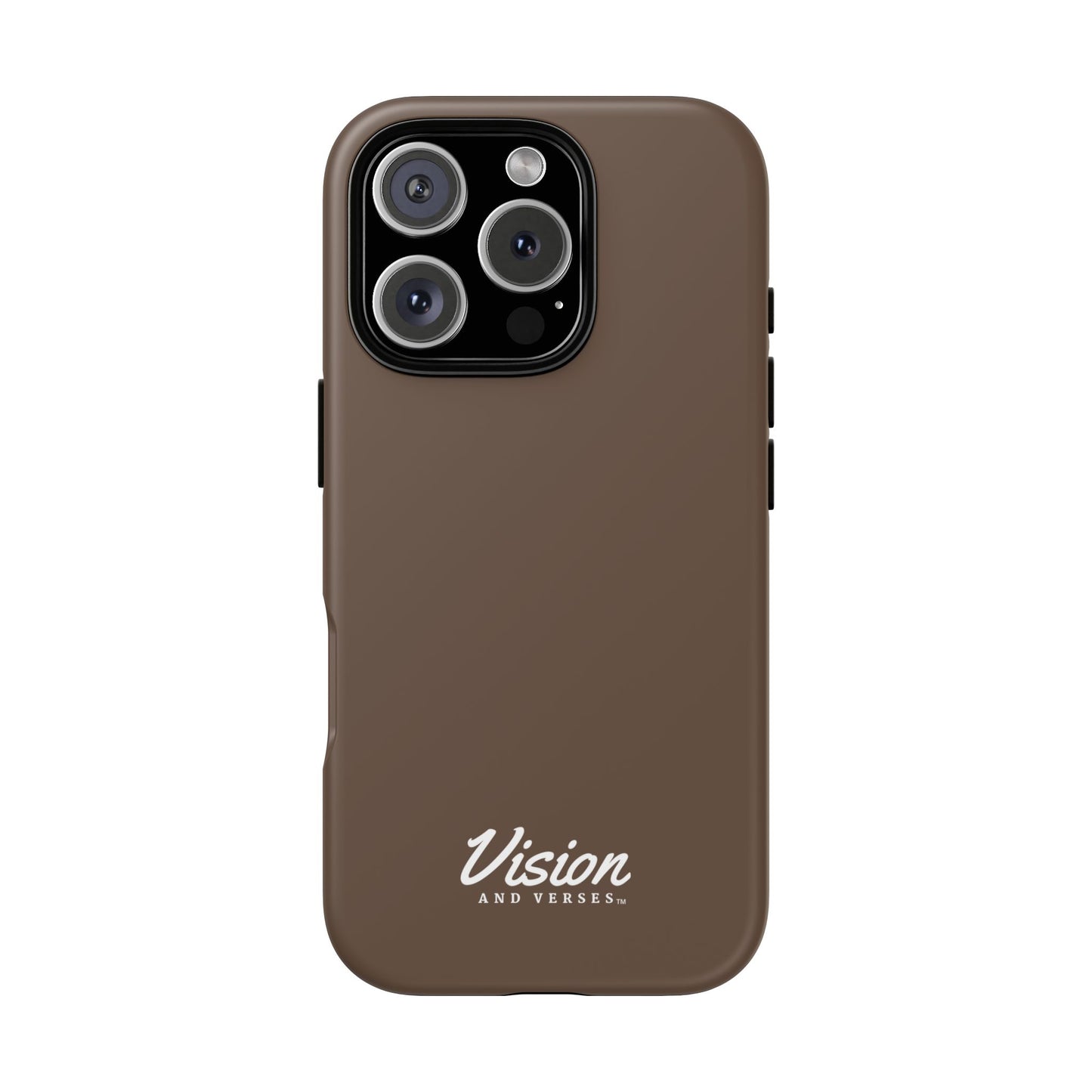 Brown Vision and Verses Tough Phone Case