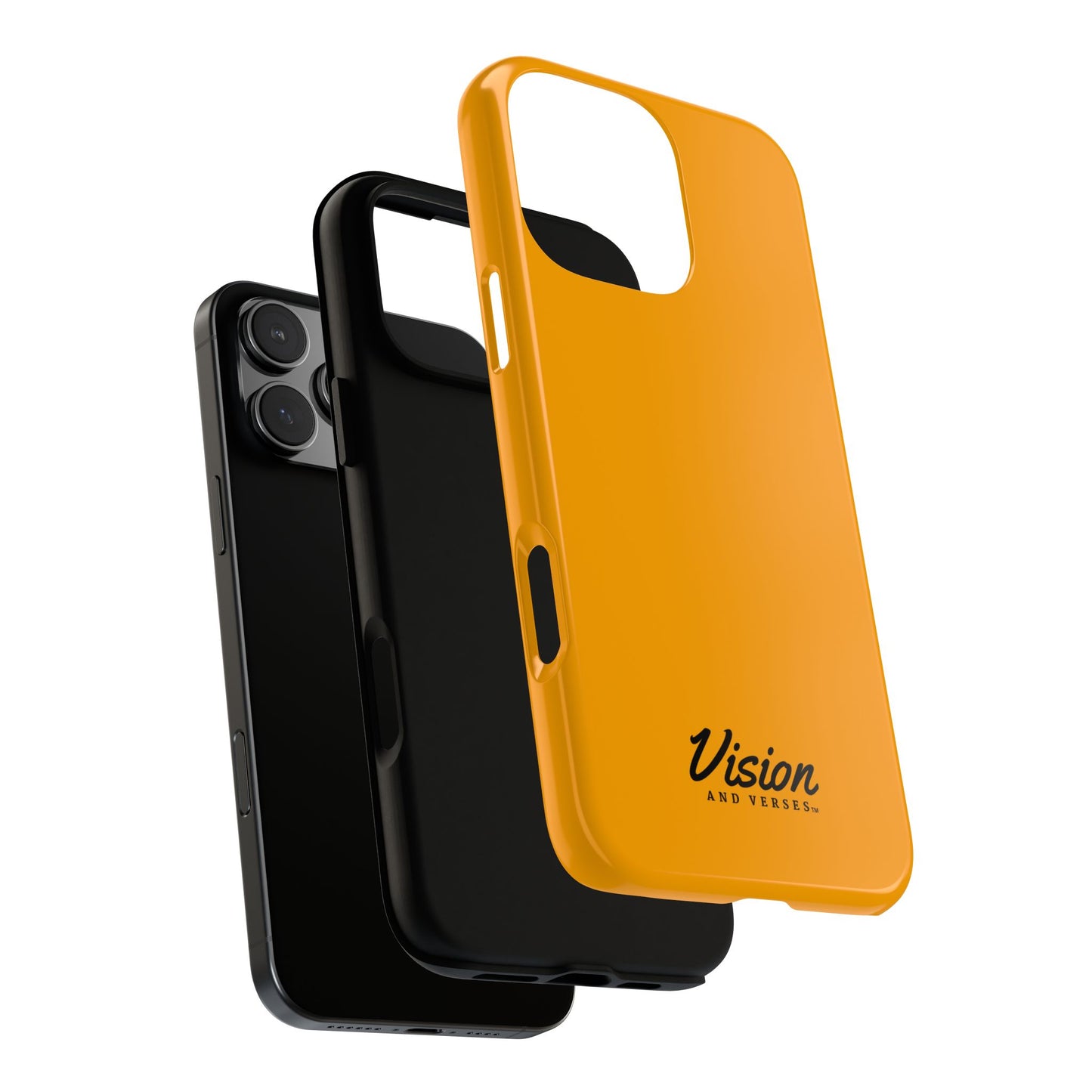 Orange Vision and Verses Tough Phone Case