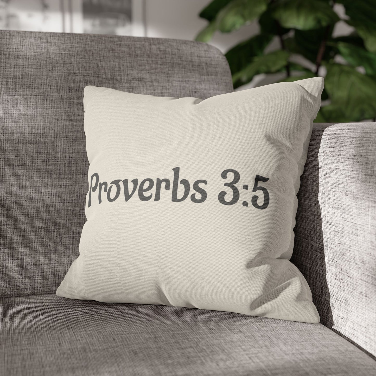Charming Scripture Pillowcase (Proverbs 3:5)