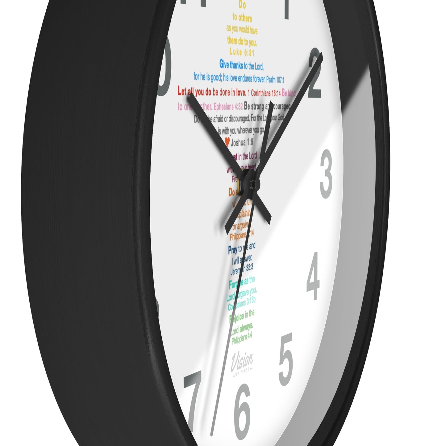 *MOST SOLD* The Kids Cross - Wall Clock (numbers)