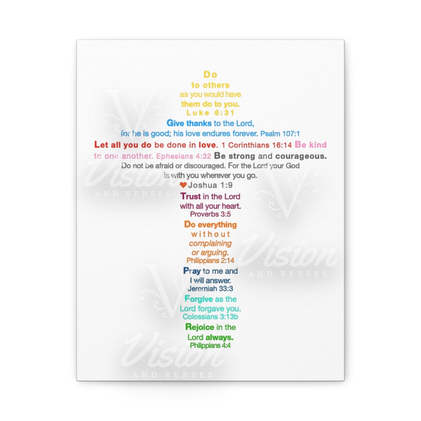 The Kids Cross - Unframed Canvas Wall Art