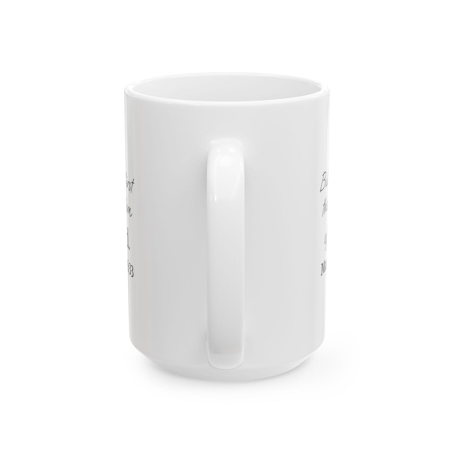 *NEW* Inspirational White Ceramic Mug (11oz, 15oz) | Matthew 6:33