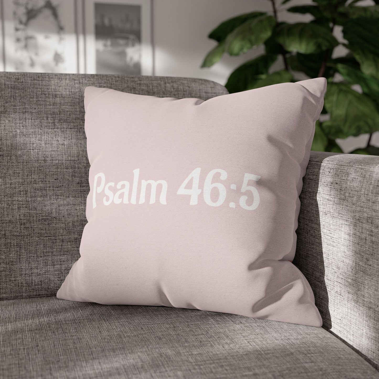 Charming Pinwheel Petal Pillowcase (Psalm 46:5)