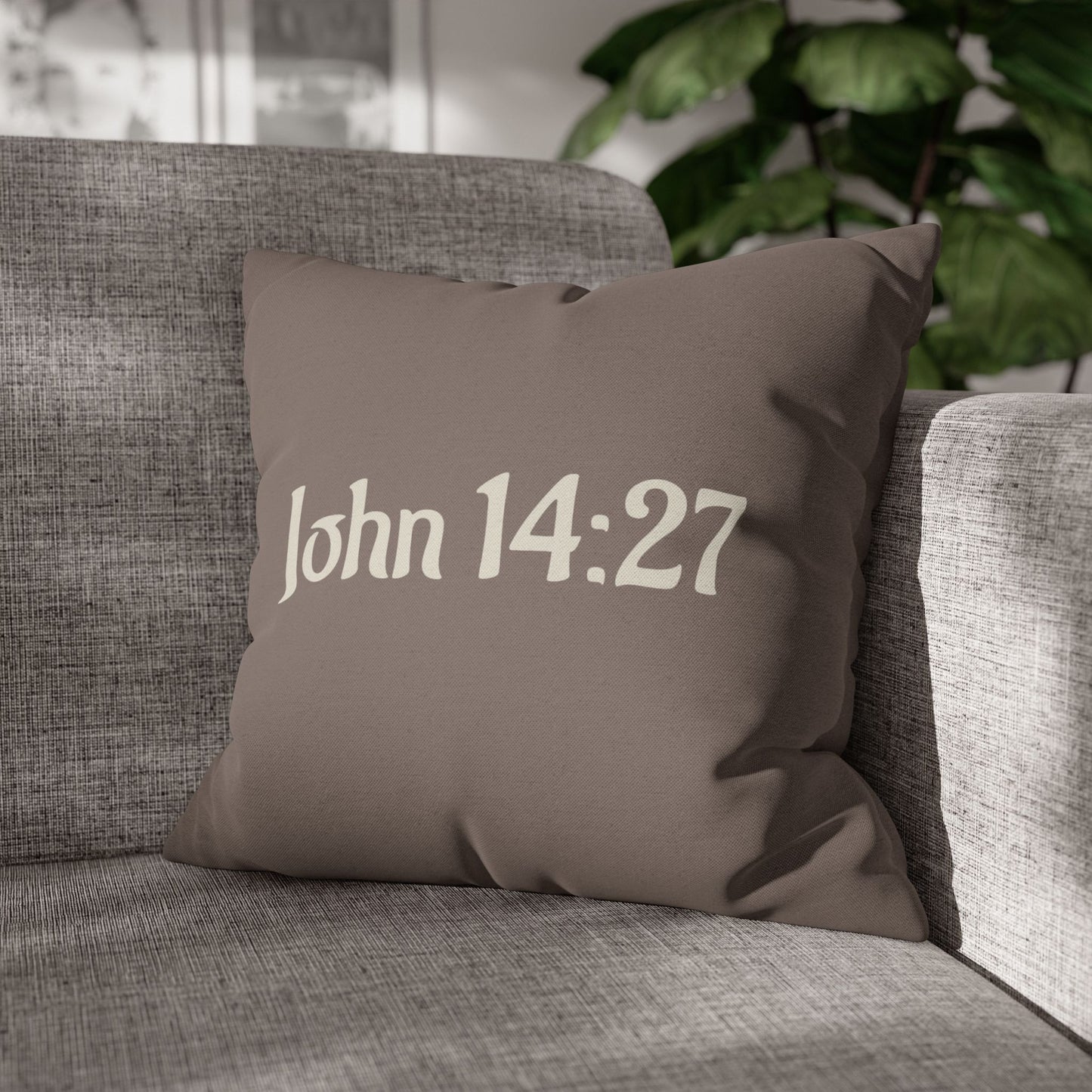 Charming Scripture Pillowcase (John 14:27)