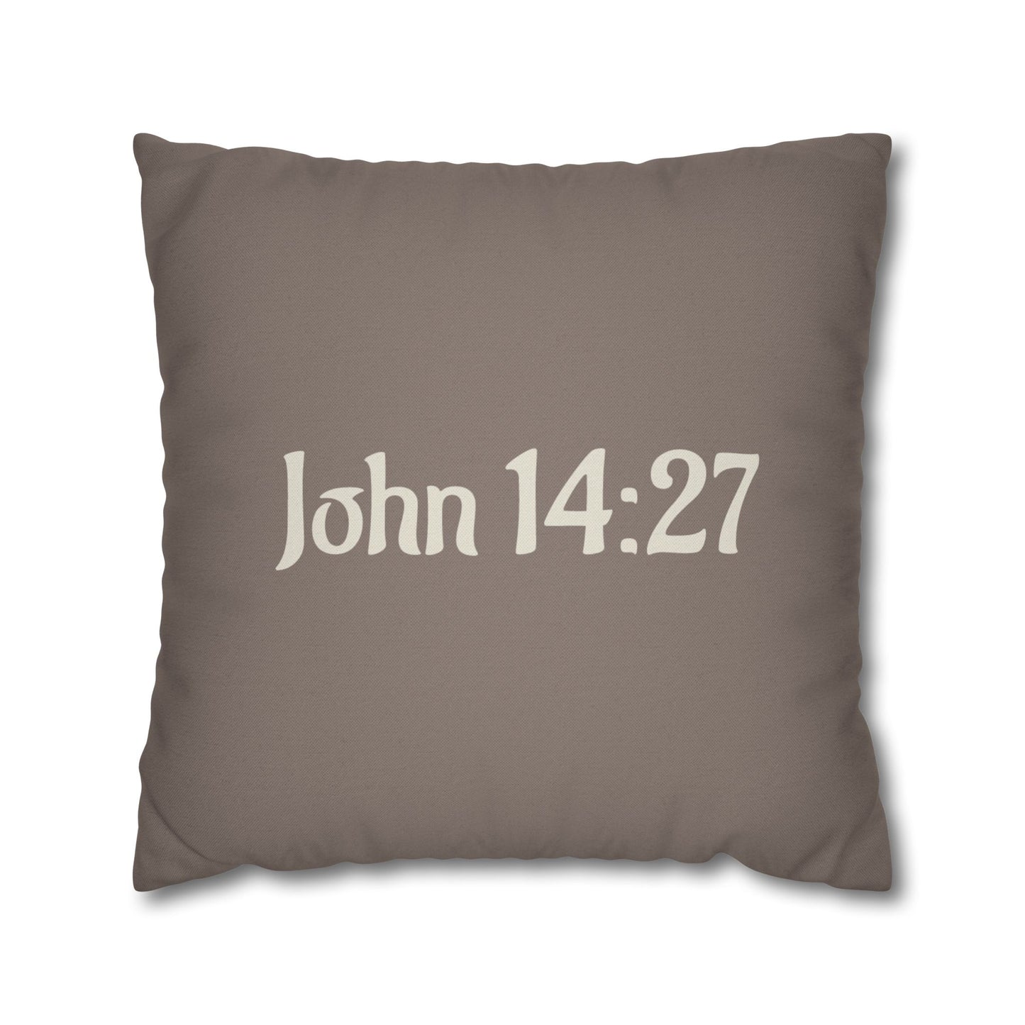 Charming Scripture Pillowcase (John 14:27)
