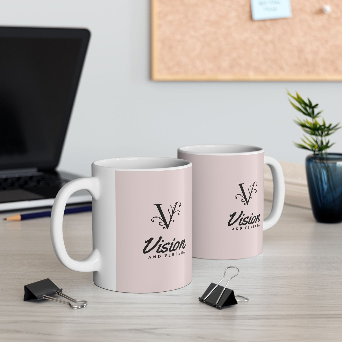 Elegant Vision and Verses Ceramic Mug