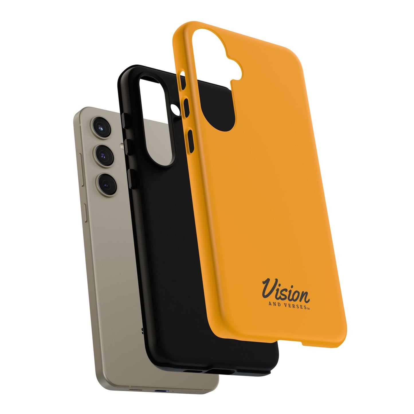 Orange Vision and Verses Tough Phone Case