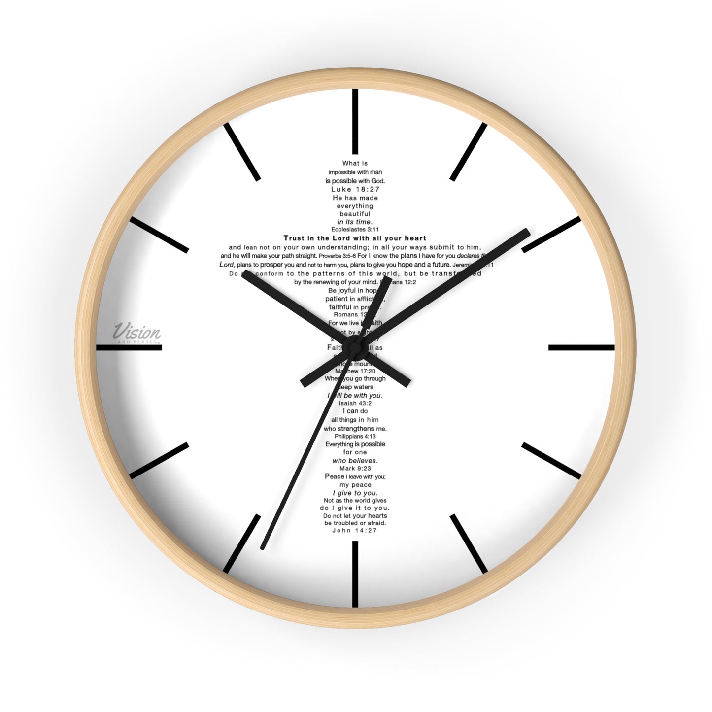 The Challenge Cross - Wall Clock