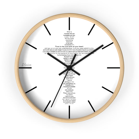 The Challenge Cross - Wall Clock