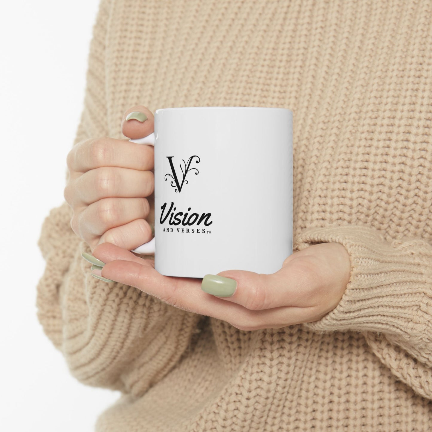 Elegant Vision and Verses Ceramic Mug