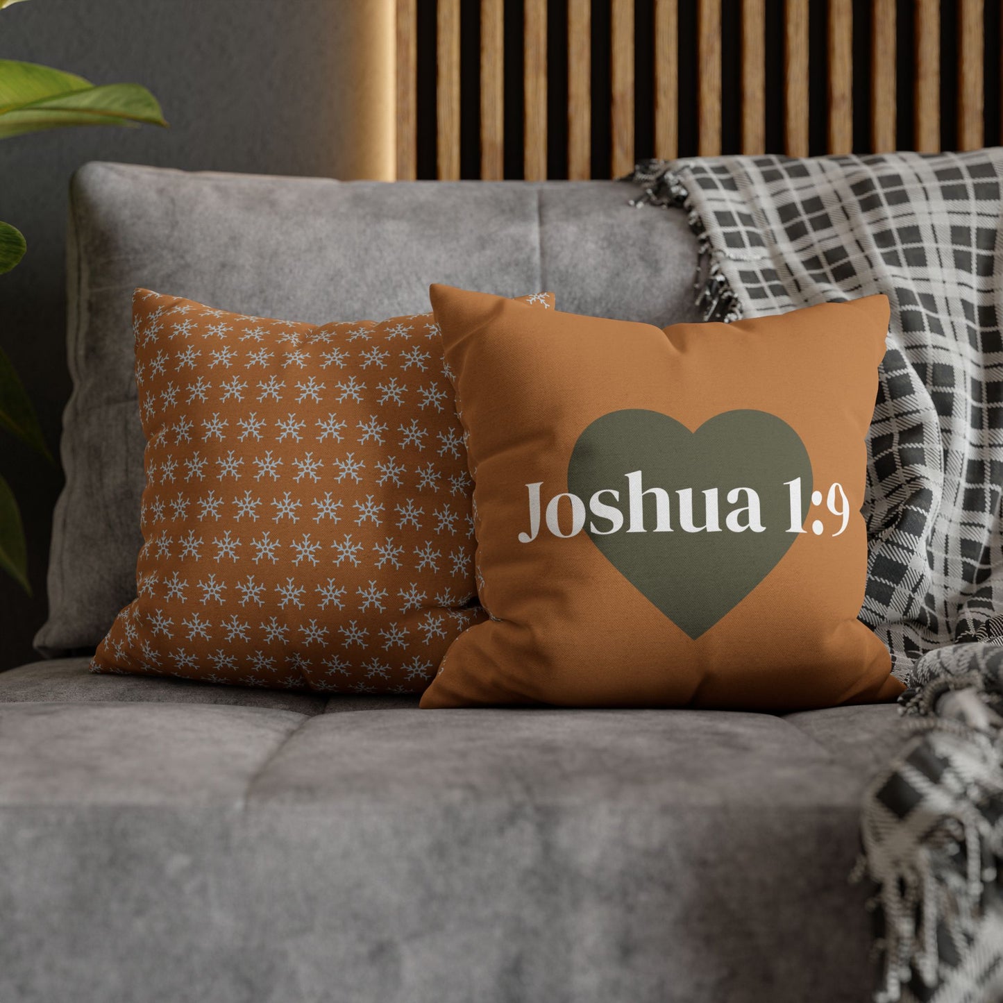Charming Polar Pillowcase (Joshua 1:9)