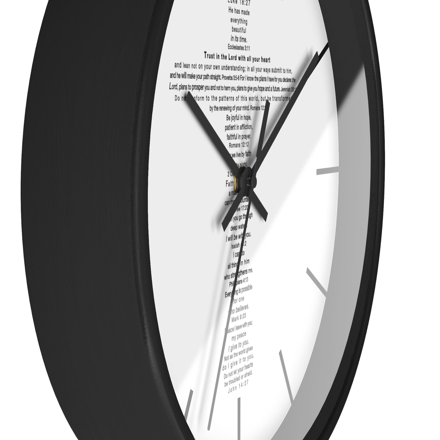The Challenge Cross - Wall Clock