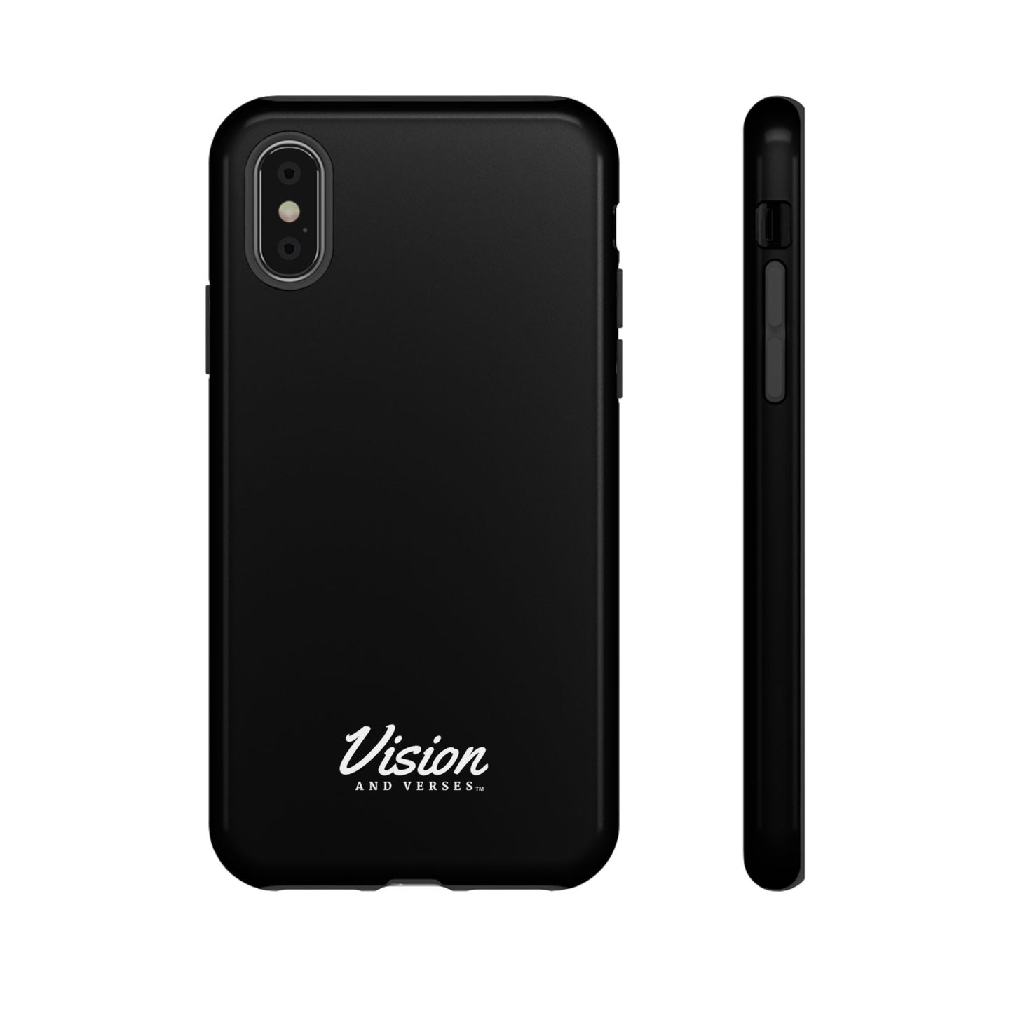 Black Vision and Verses Tough Phone Case
