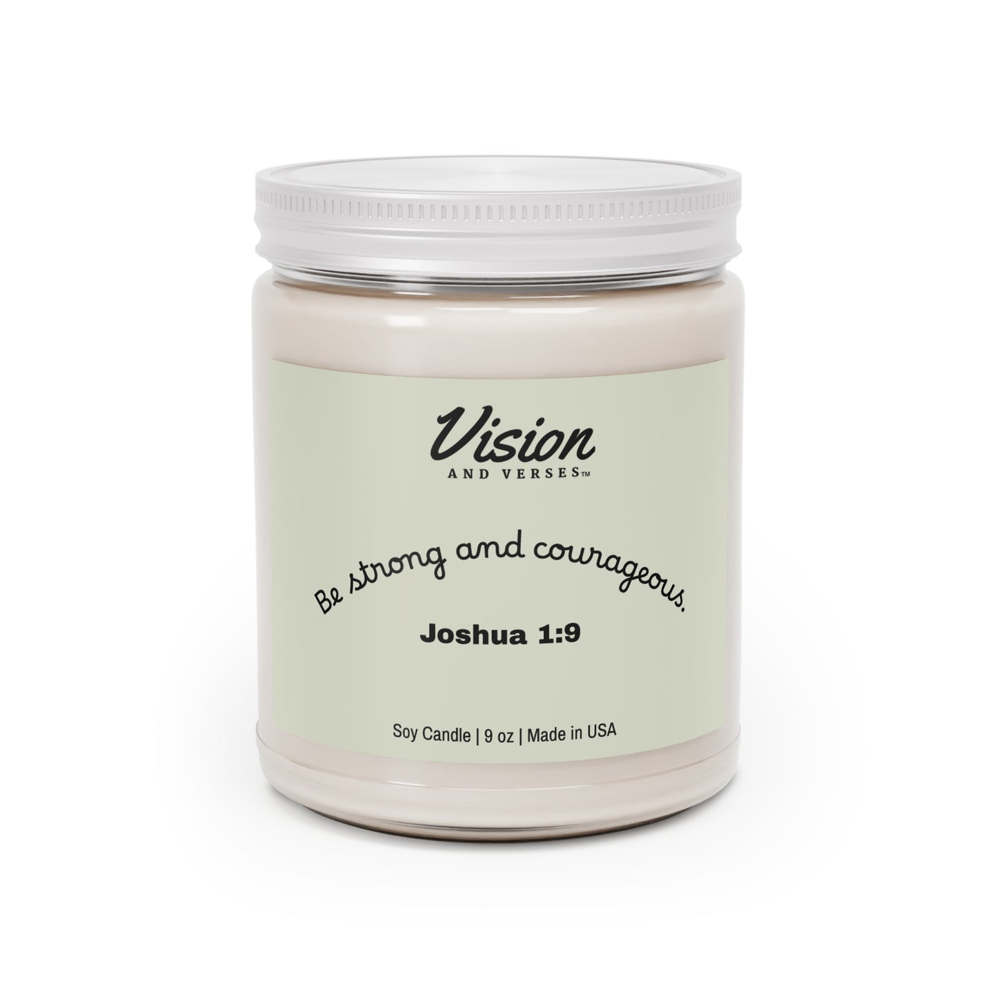 Joshua 1:9 | Scripture Scented Soy Candle (9oz)
