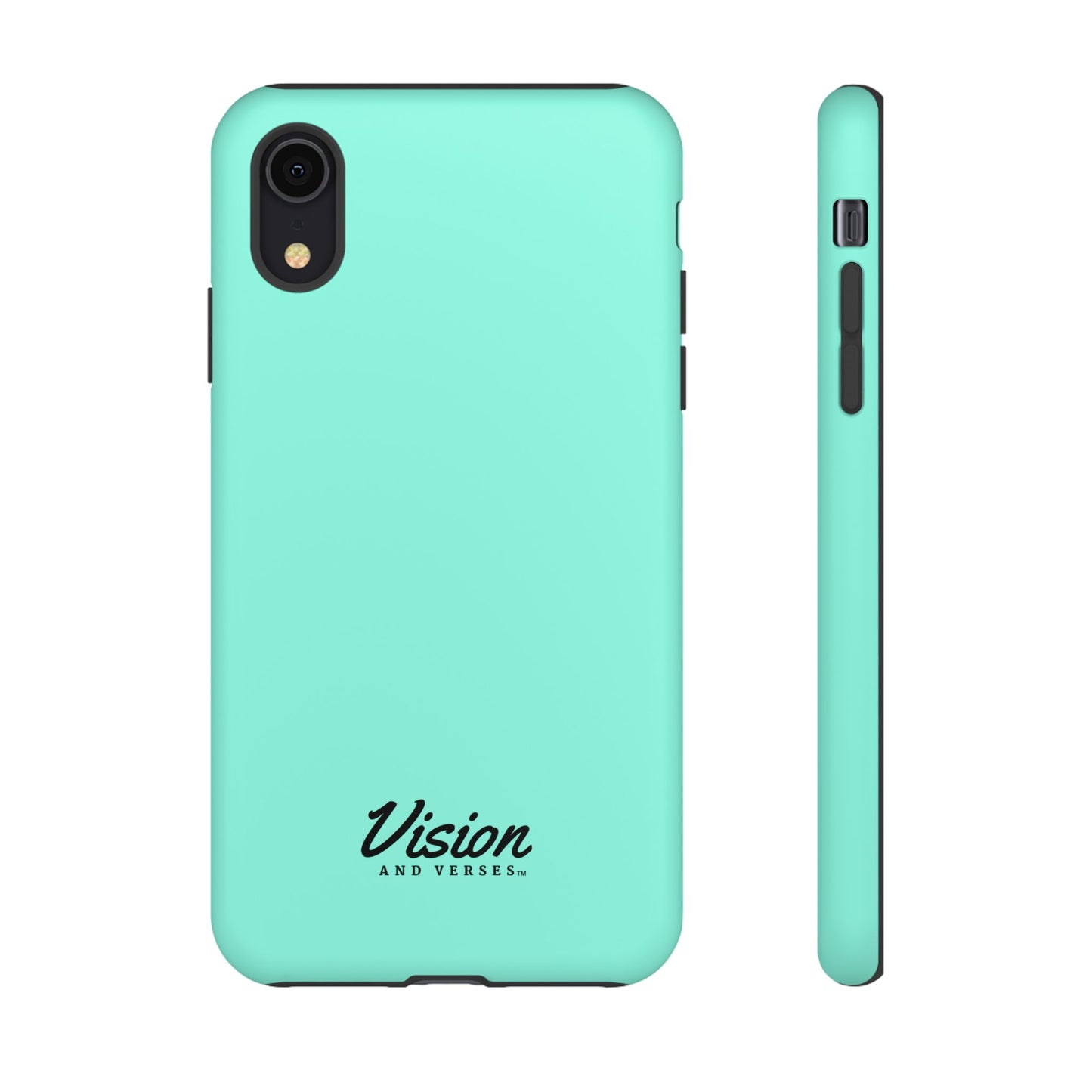 Aquamarine Vision and Verses Tough Phone Case