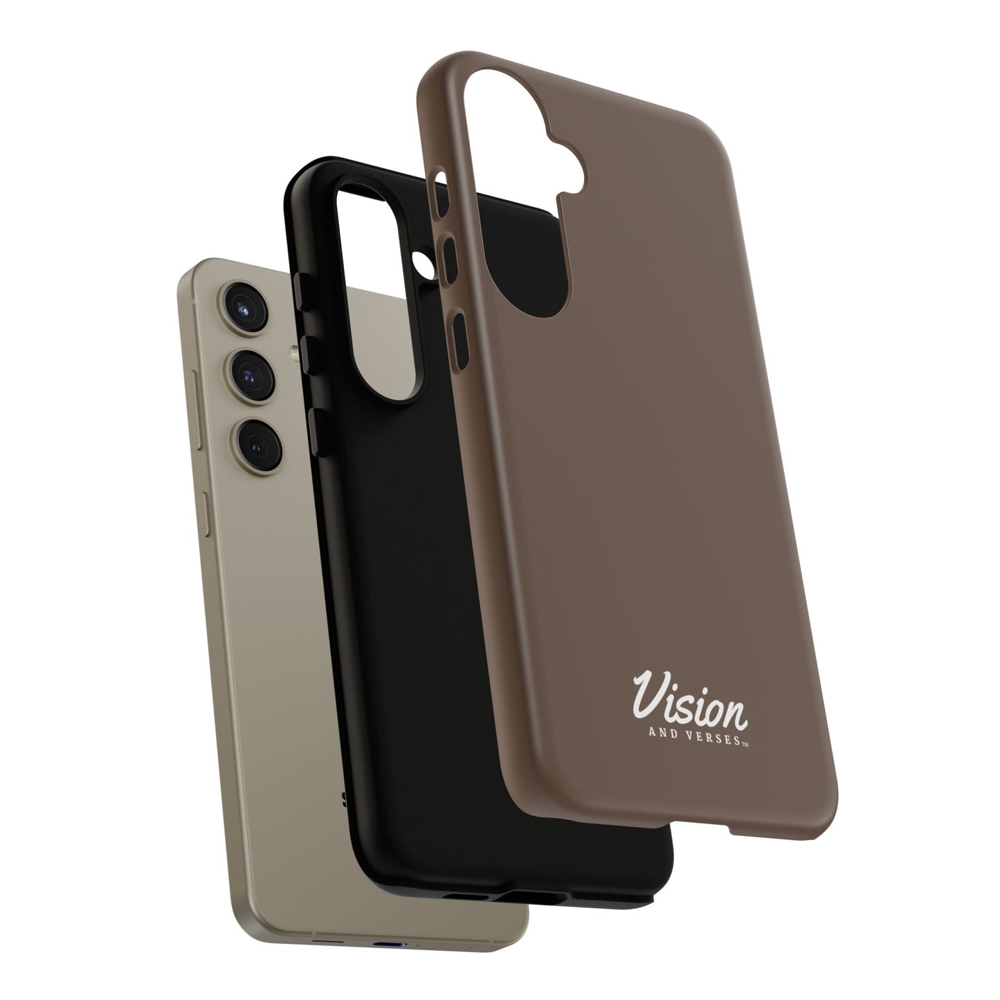 Brown Vision and Verses Tough Phone Case