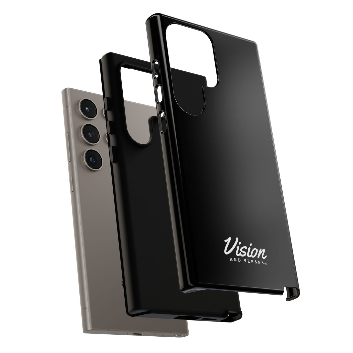 Black Vision and Verses Tough Phone Case