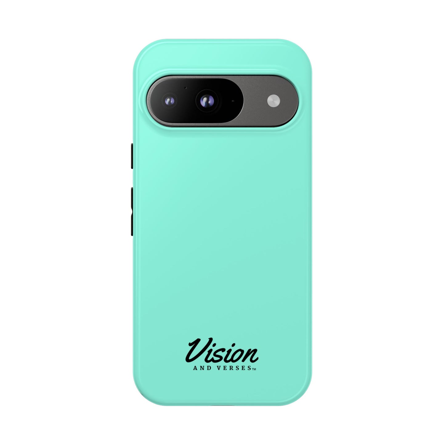 Aquamarine Vision and Verses Tough Phone Case