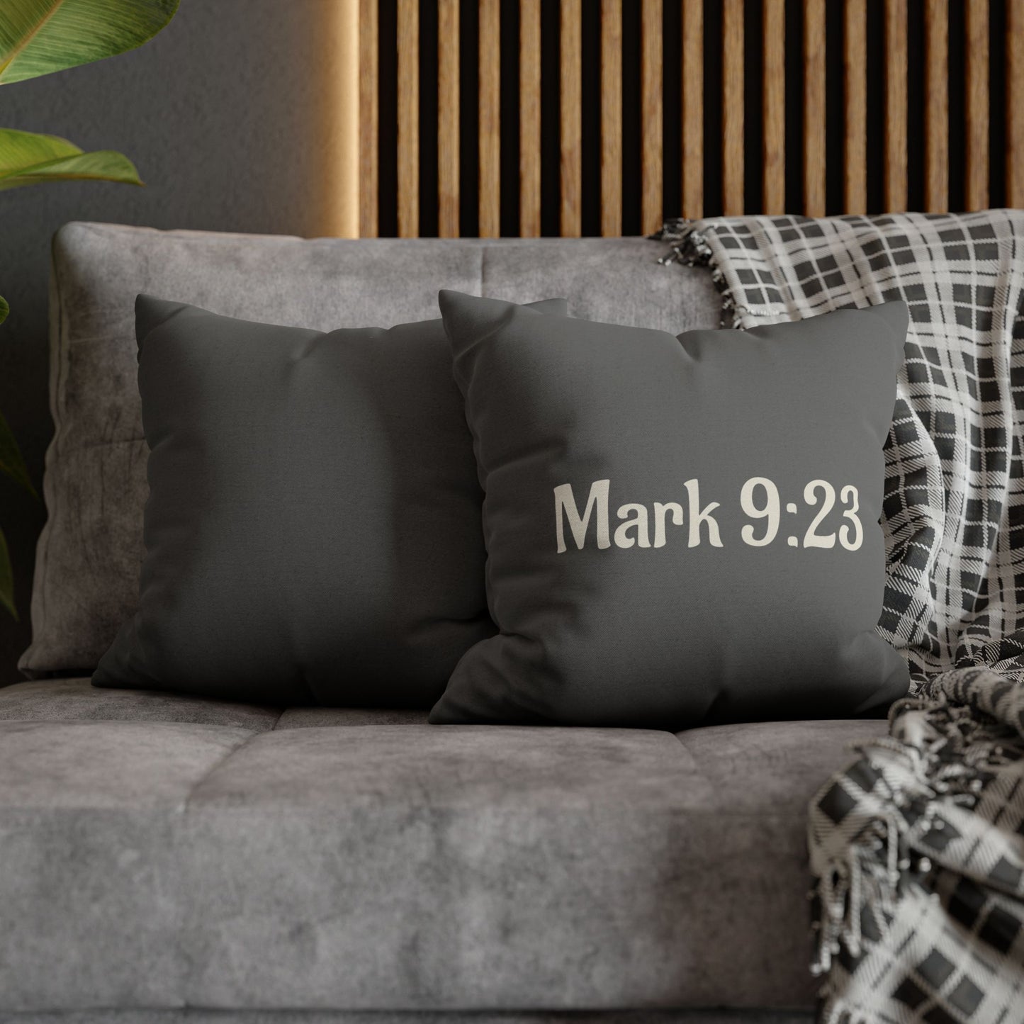 Charming Scripture Pillowcase (Mark 9:23)