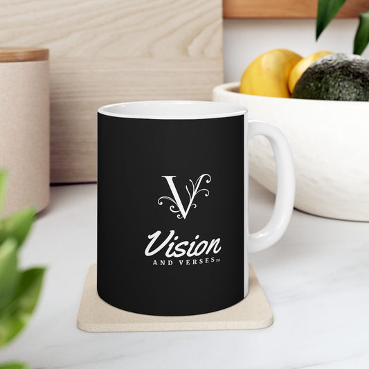 Elegant Vision and Verses Ceramic Mug