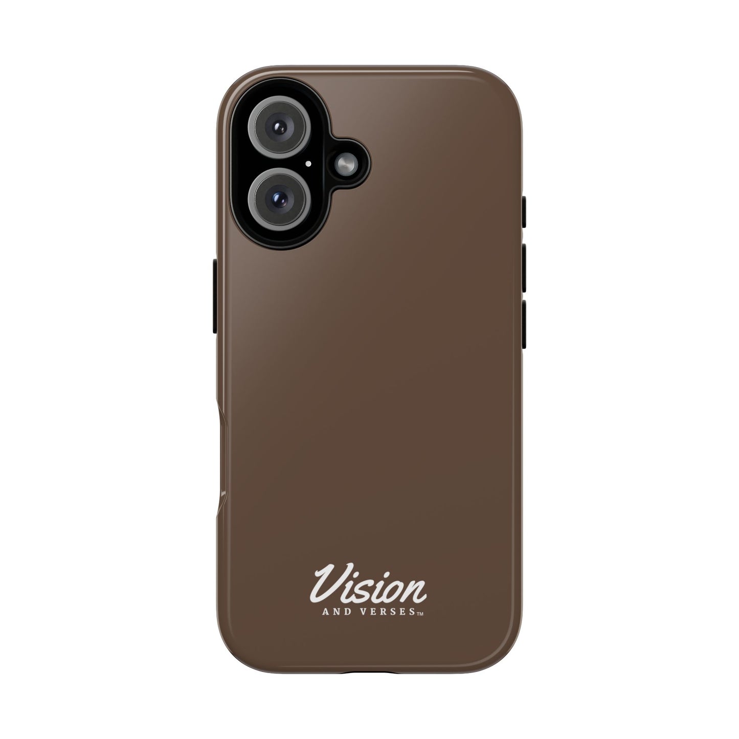 Brown Vision and Verses Tough Phone Case
