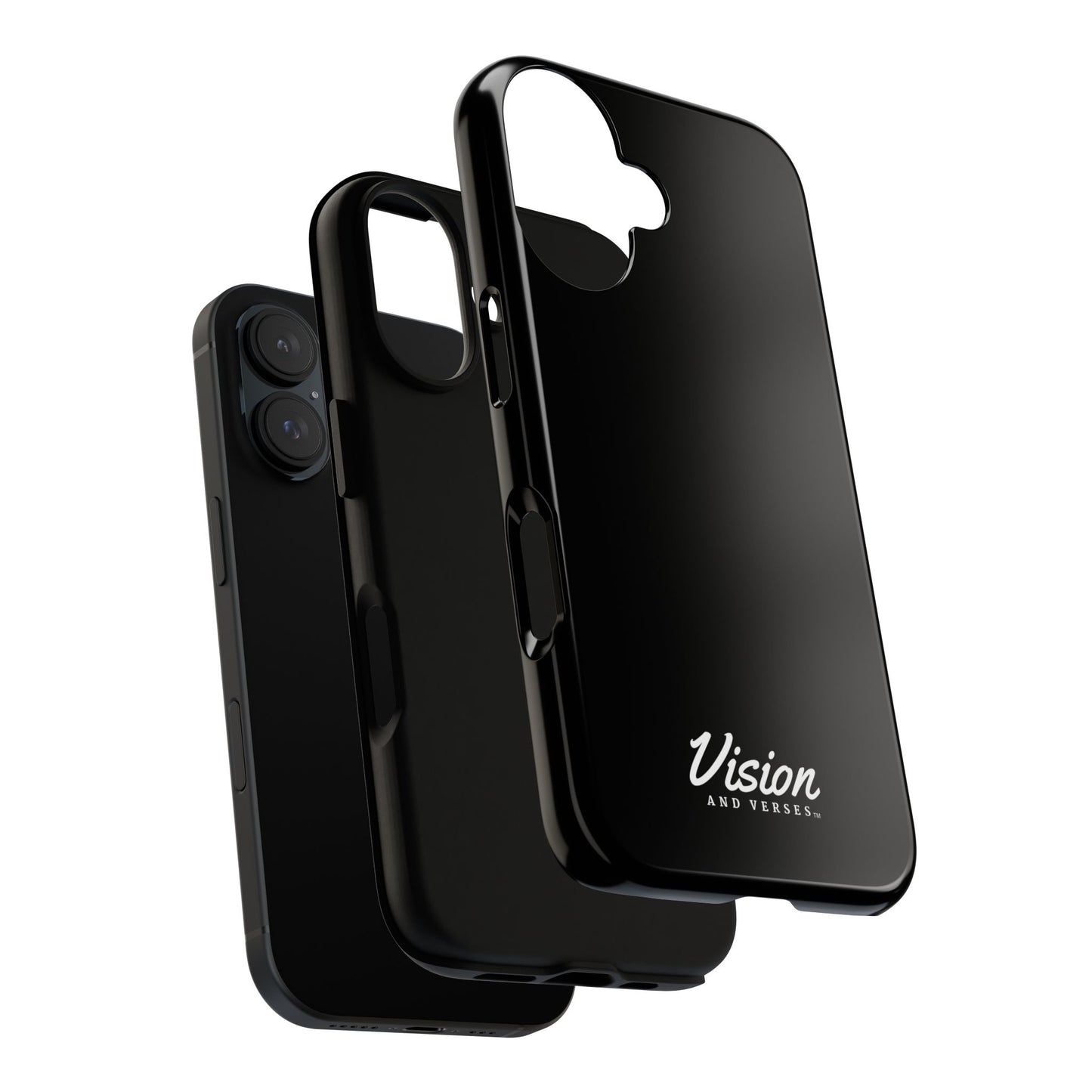 Black Vision and Verses Tough Phone Case