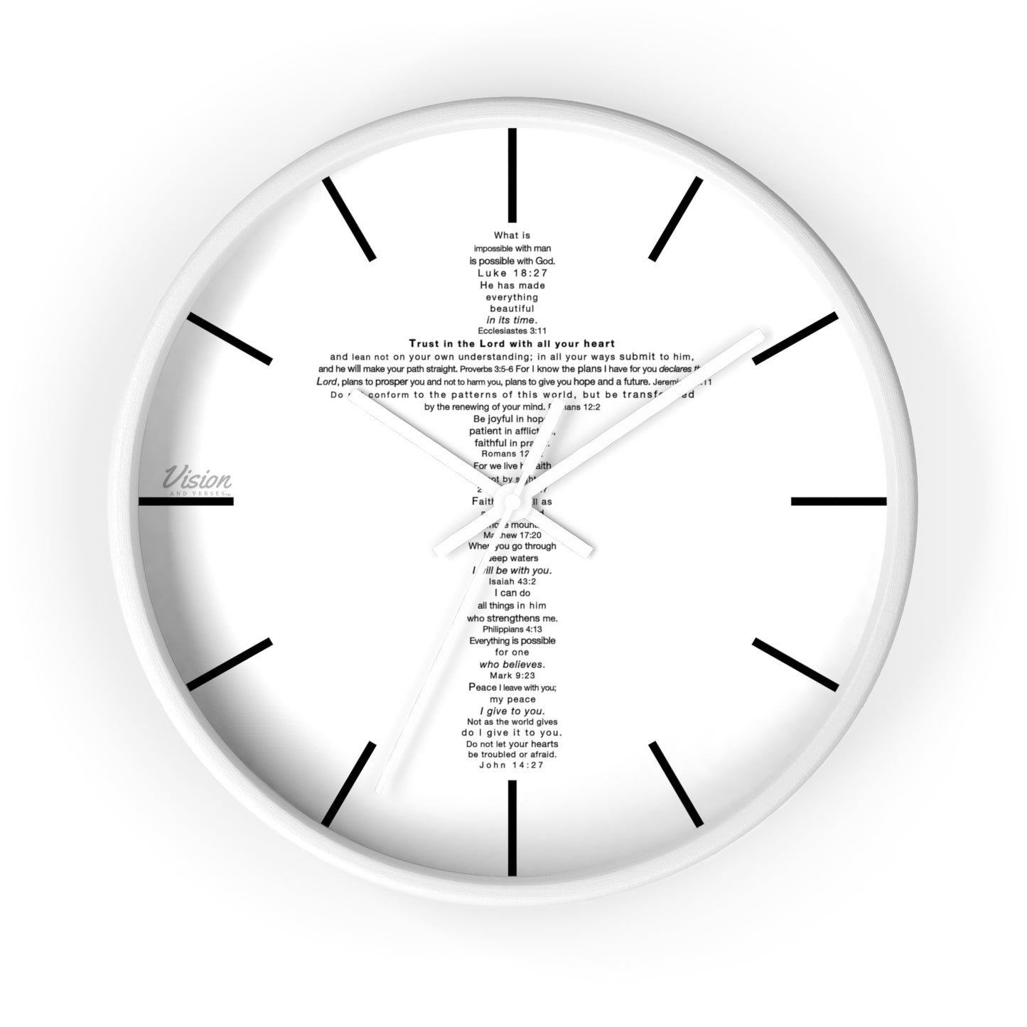 The Challenge Cross - Wall Clock