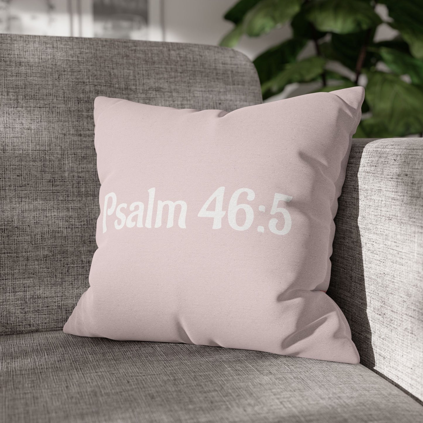 Charming Pinwheel Petal Pillowcase (Psalm 46:5)