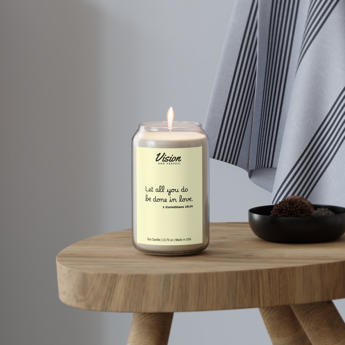 1 Corinthians 16:14 | Scripture Scented Soy Candle (13.75oz)