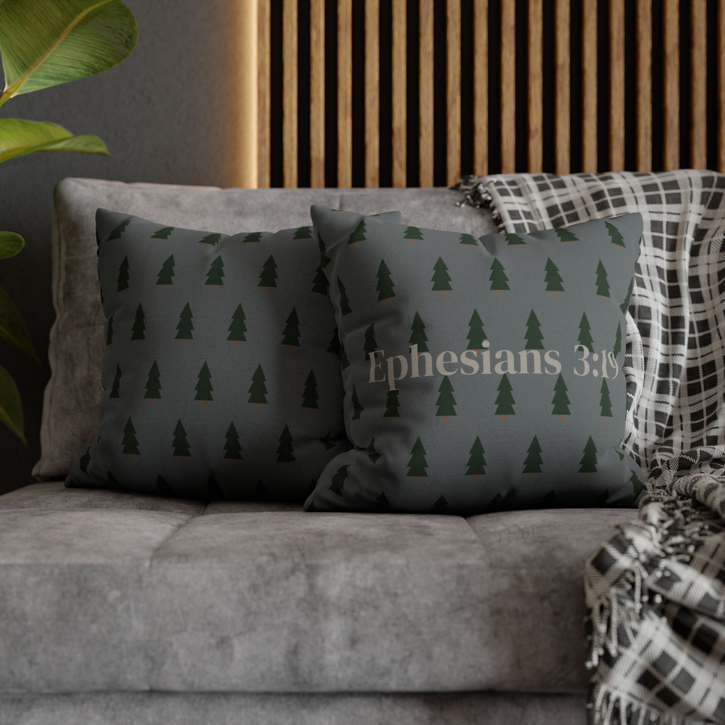 Charming Forest Pillowcase (Ephesians 3:19)