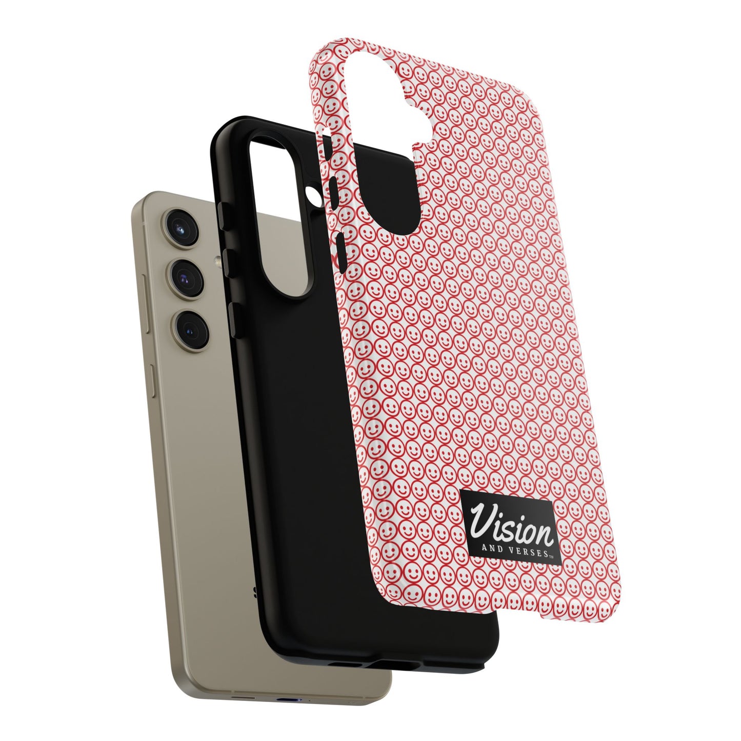 Tough Phone Case — Bubble Wrap Smile Pattern