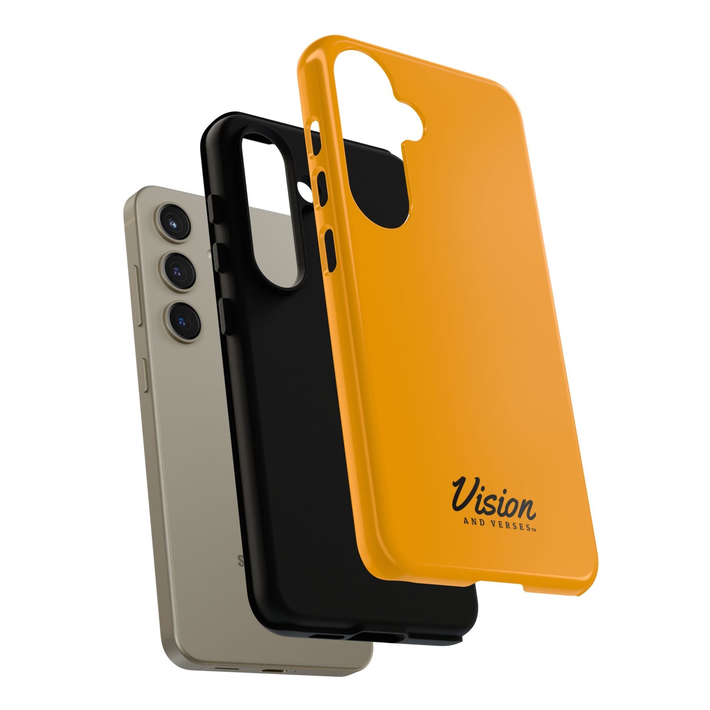 Orange Vision and Verses Tough Phone Case