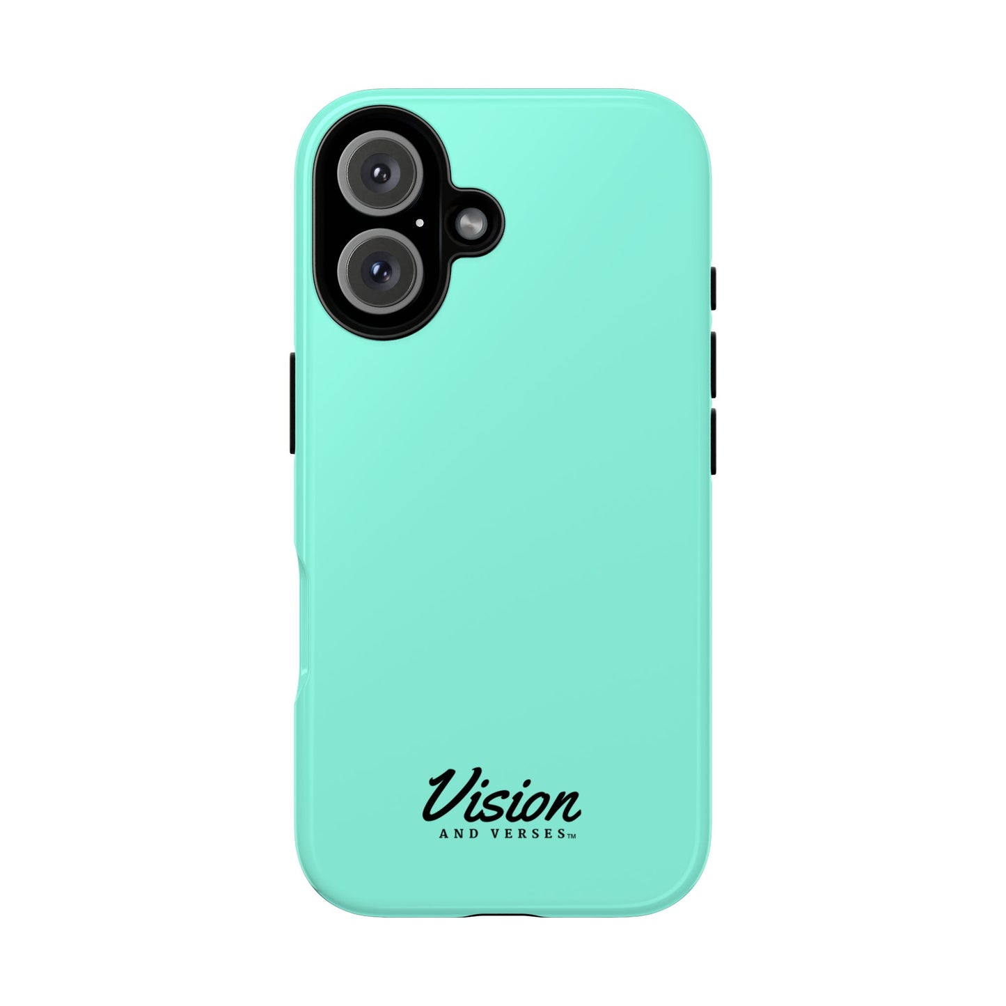 Aquamarine Vision and Verses Tough Phone Case