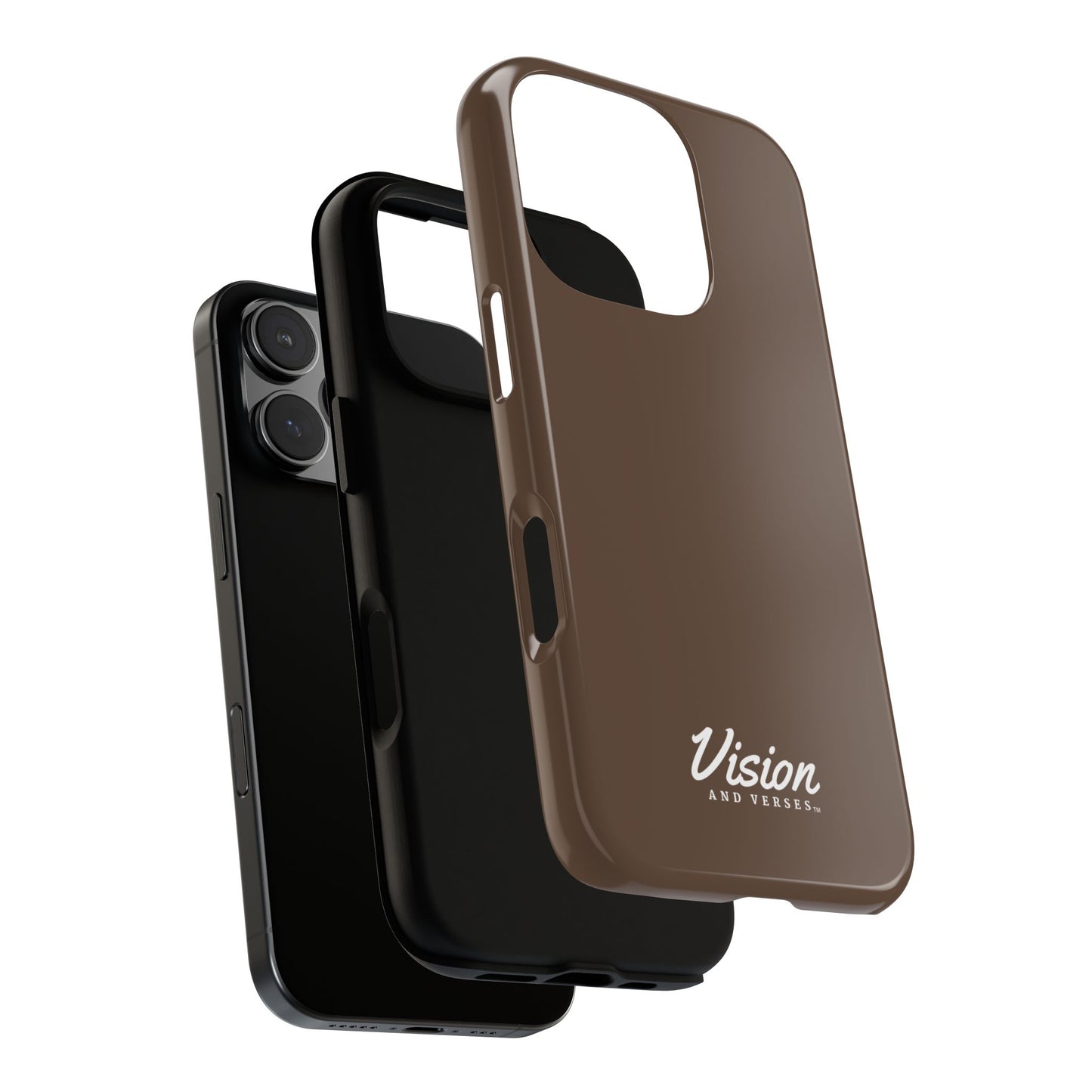 Brown Vision and Verses Tough Phone Case
