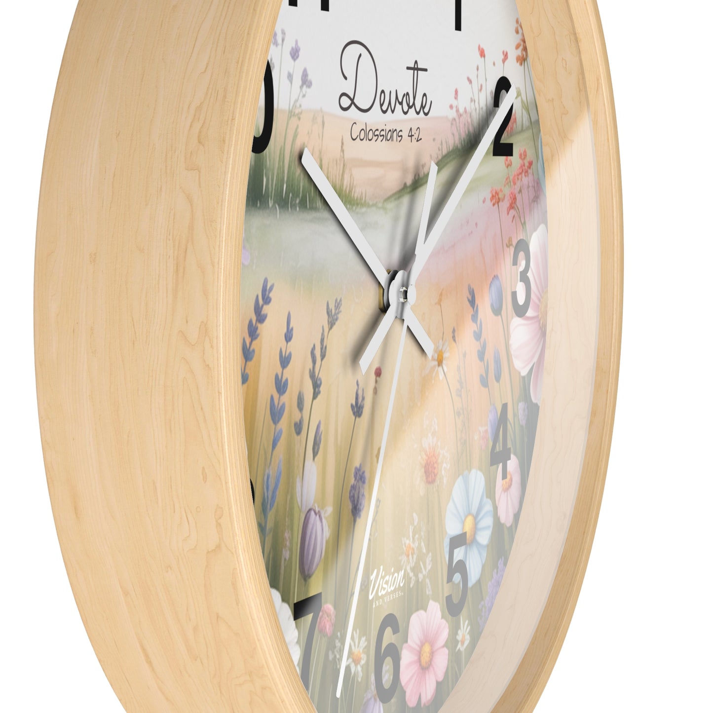 *NEW* Faithful "Devote" Wall Clock (Colossians 4:2)