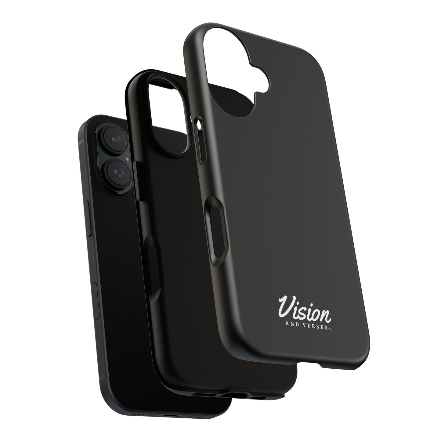 Black Vision and Verses Tough Phone Case