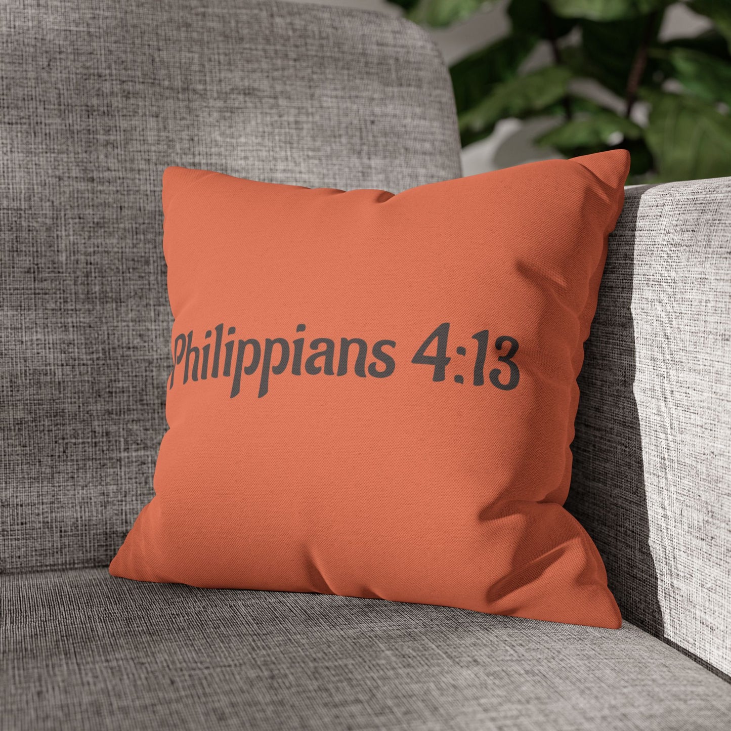 Charming Scripture Pillowcase (Philippians 4:13)