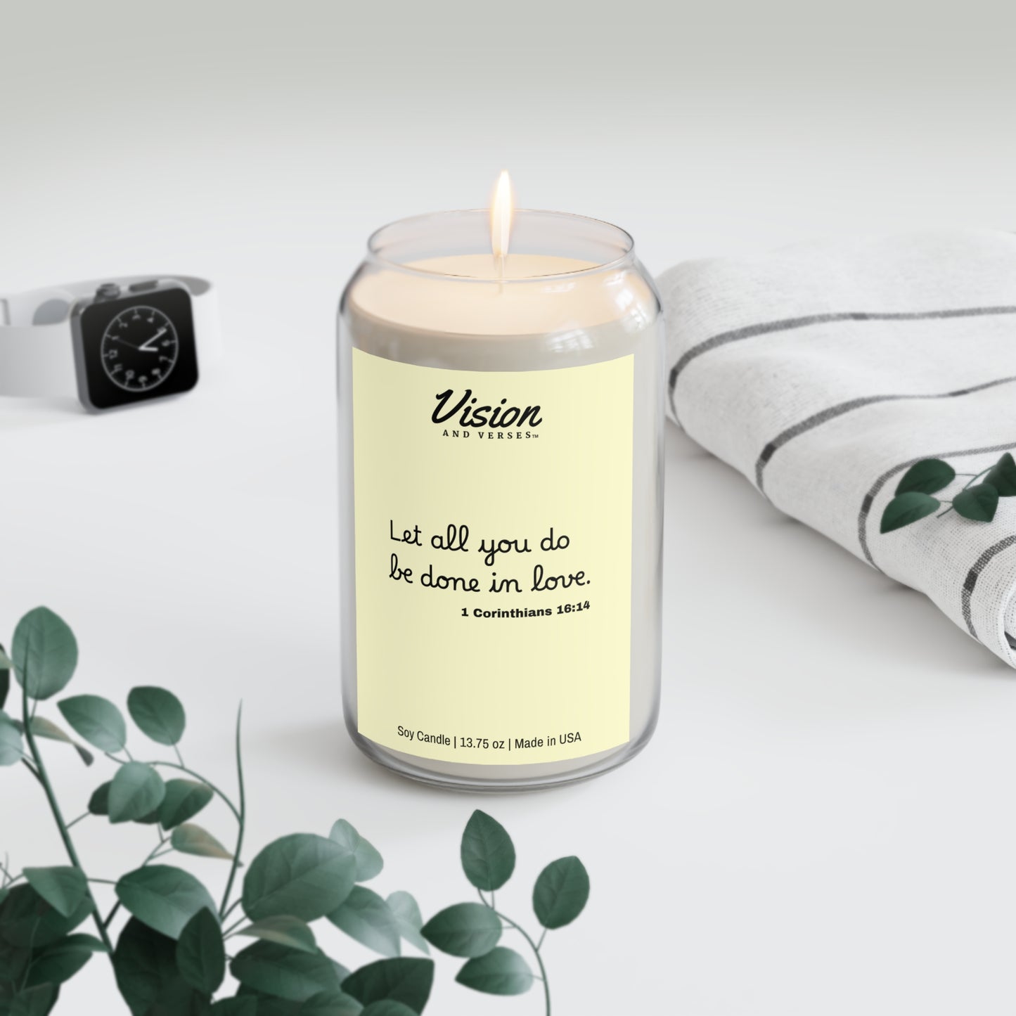 1 Corinthians 16:14 | Scripture Scented Soy Candle (13.75oz)