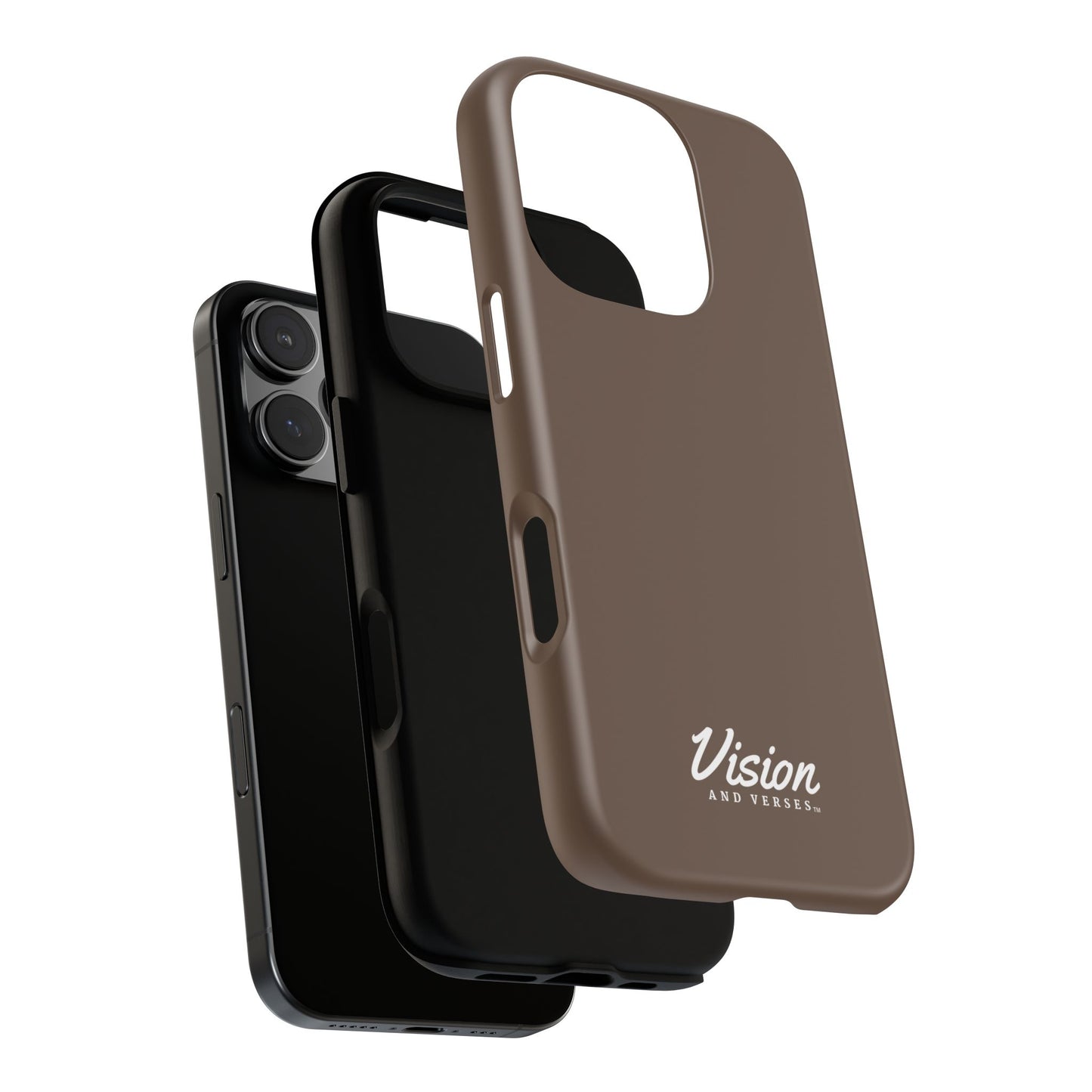 Brown Vision and Verses Tough Phone Case