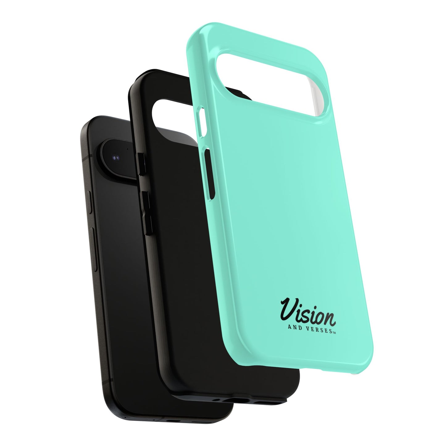 Aquamarine Vision and Verses Tough Phone Case