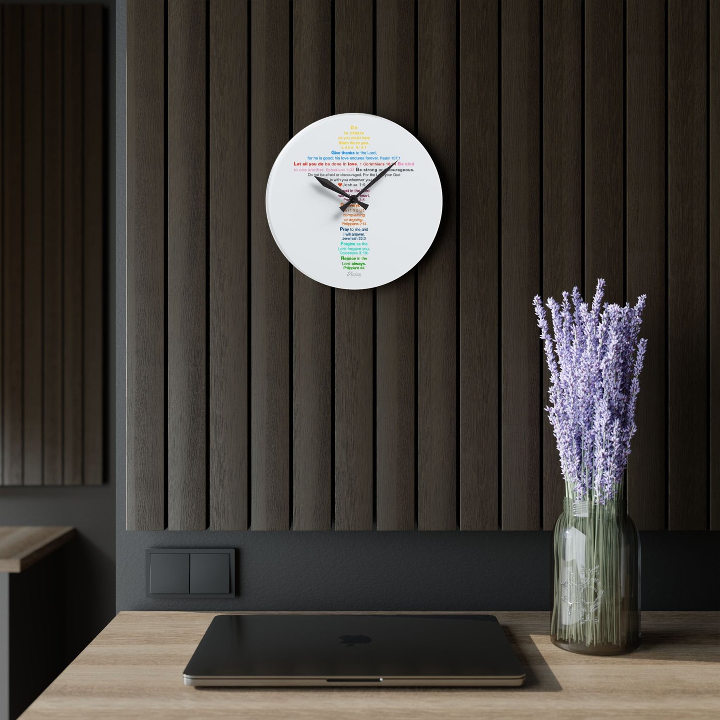 The Kids Cross - Acrylic Wall Clock