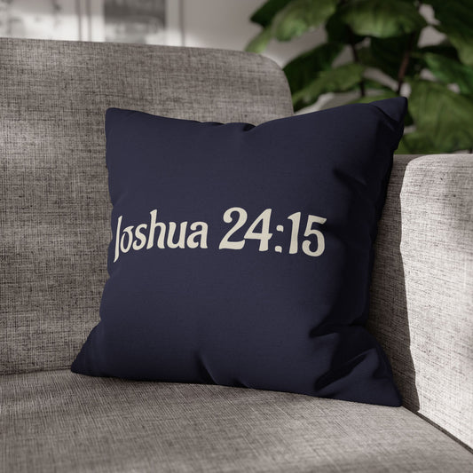 Charming Scripture Pillowcase (Joshua 24:15)