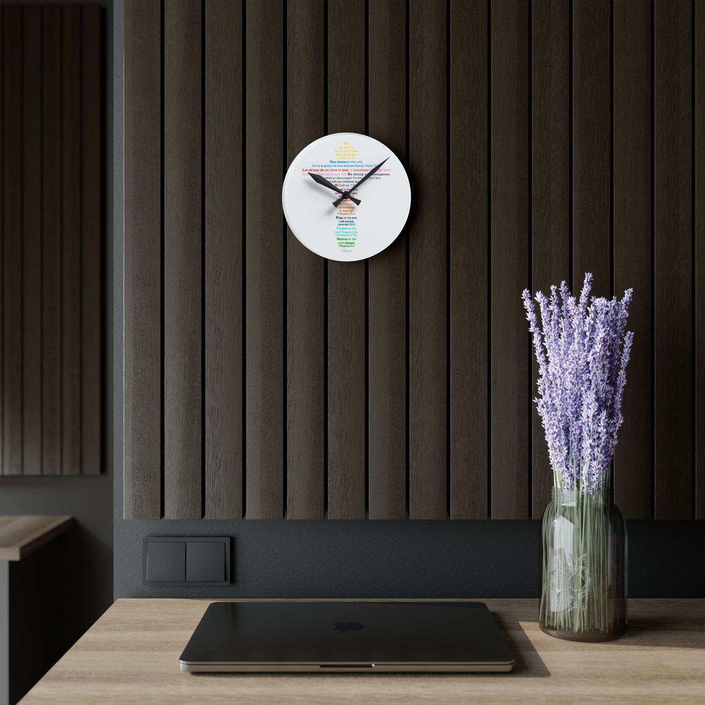 The Kids Cross - Acrylic Wall Clock