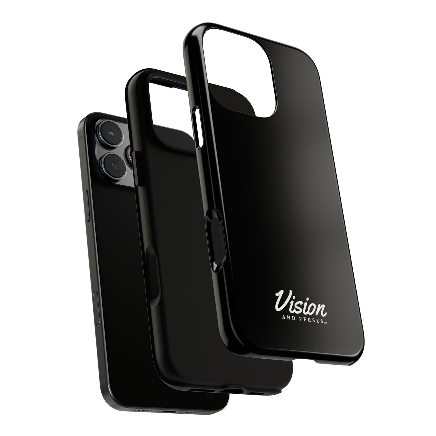 Black Vision and Verses Tough Phone Case