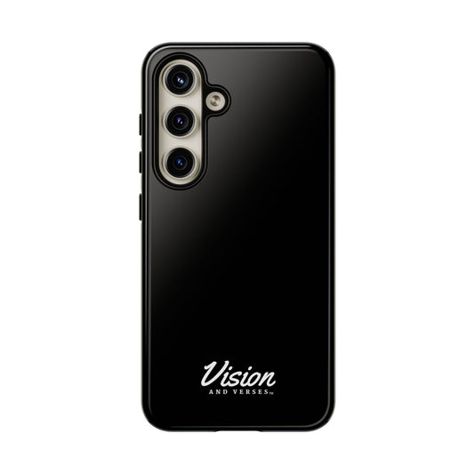 Black Vision and Verses Tough Phone Case
