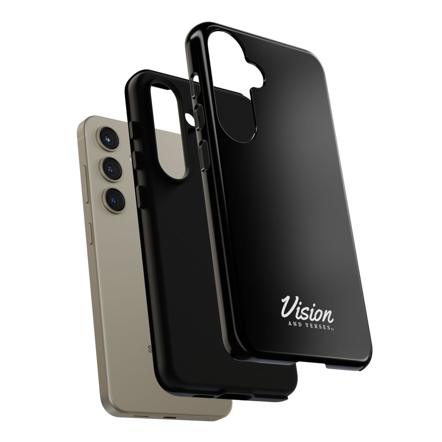 Black Vision and Verses Tough Phone Case