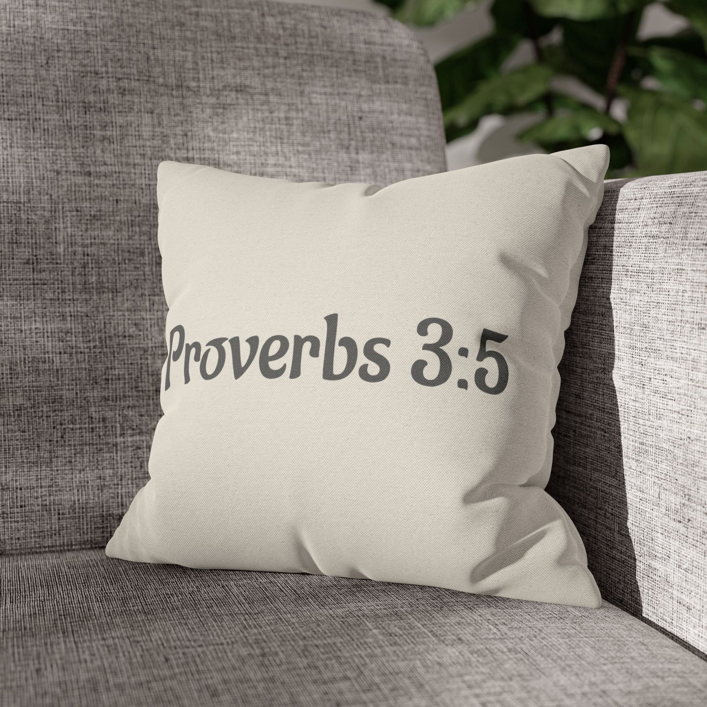Charming Scripture Pillowcase (Proverbs 3:5)