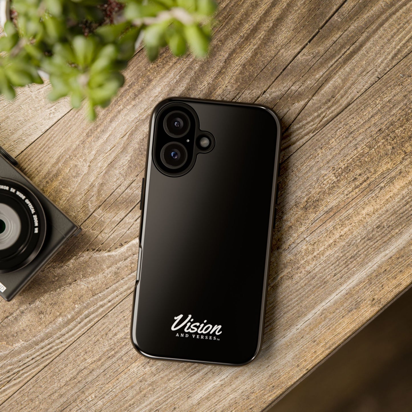 Black Vision and Verses Tough Phone Case