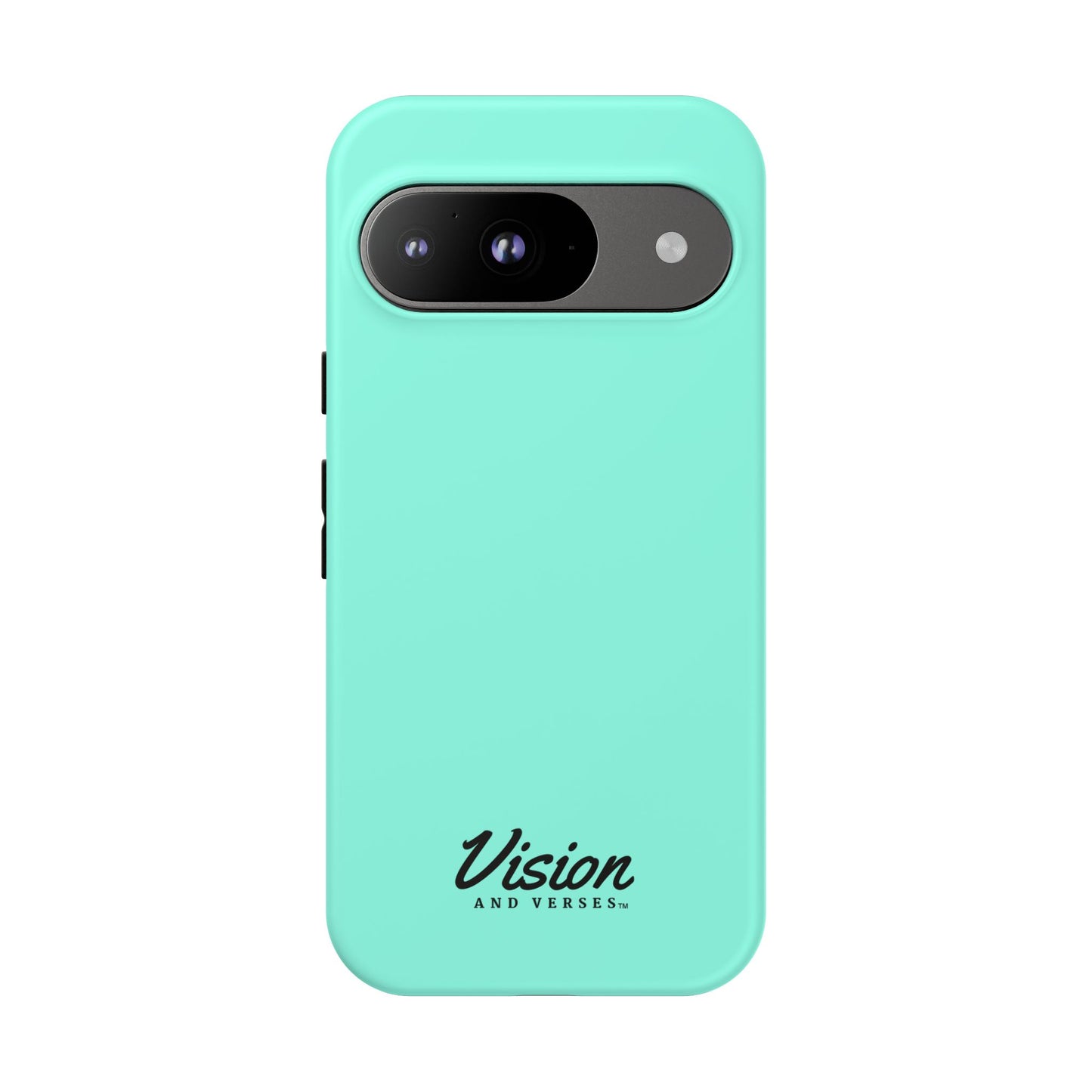 Aquamarine Vision and Verses Tough Phone Case