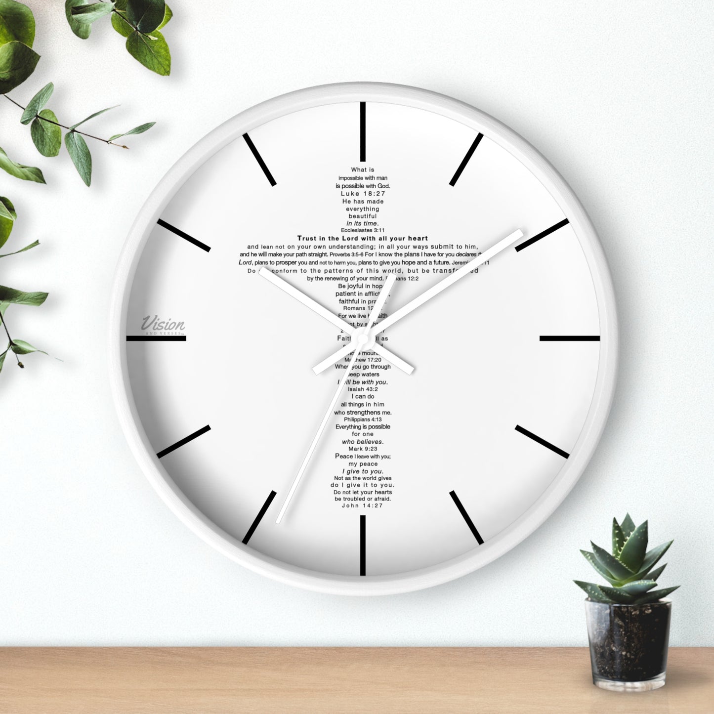 The Challenge Cross - Wall Clock